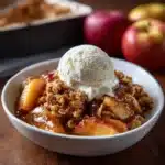 Apple Peanut Butter Crisp {Whole Wheat} Recipe
