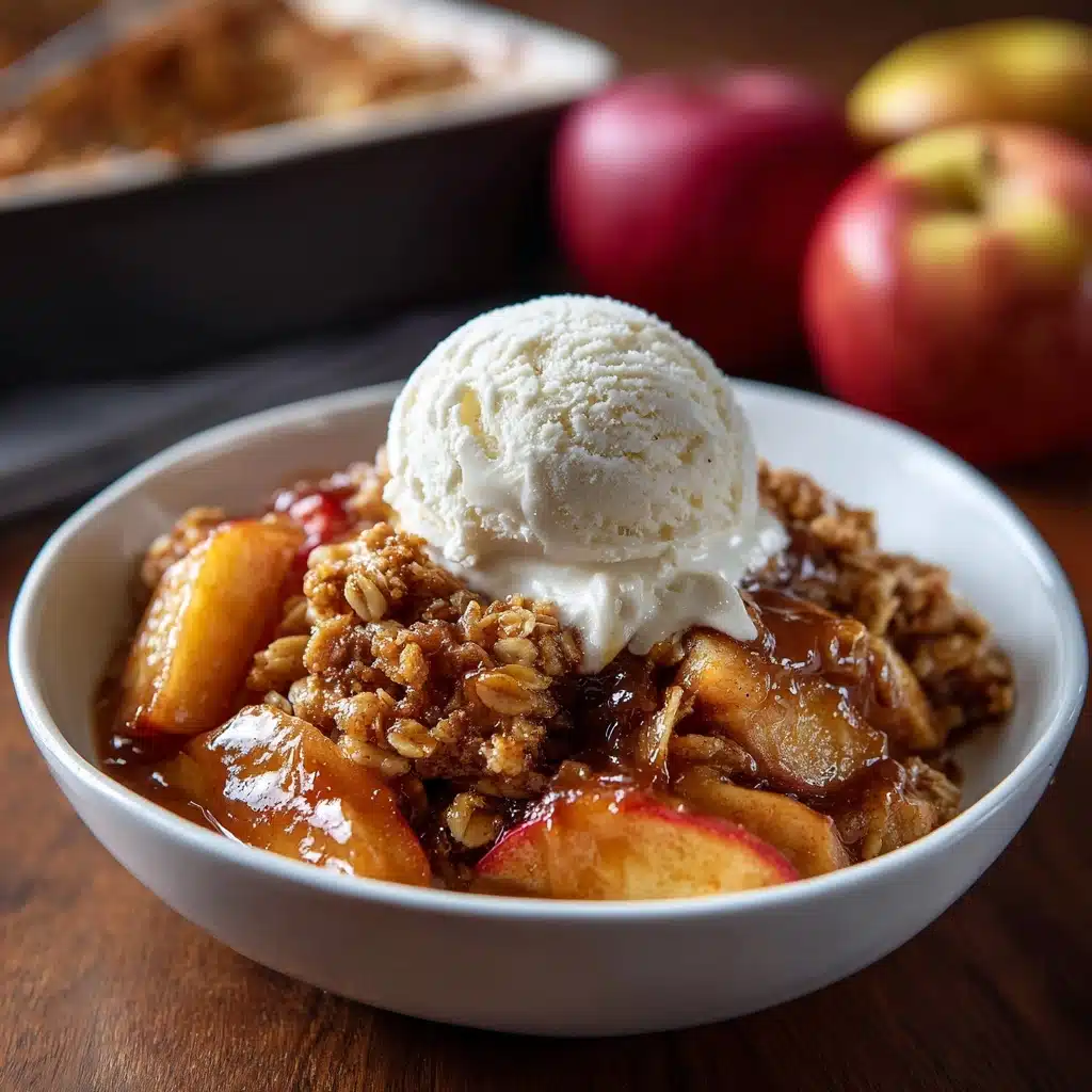 Apple Peanut Butter Crisp {Whole Wheat} Recipe