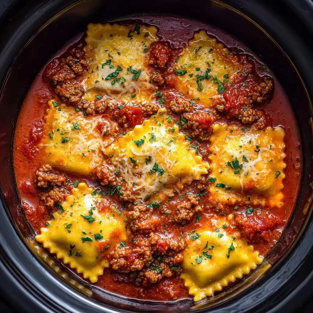 Crockpot Ravioli Lasagna Recipe - Recipe Image