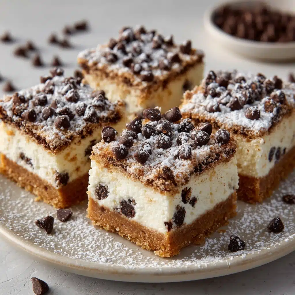 Cannoli Cheesecake Bars Recipe - Recipe Image