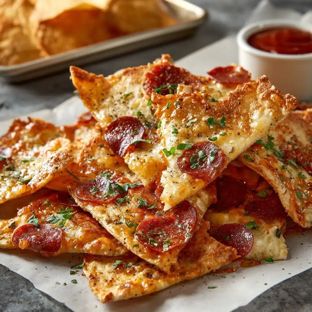 Two-Ingredient Pizza Chips Recipe - Recipe Image