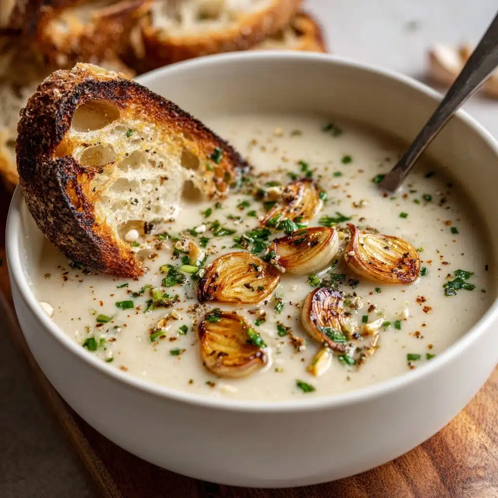 Country French Garlic Soup Recipe