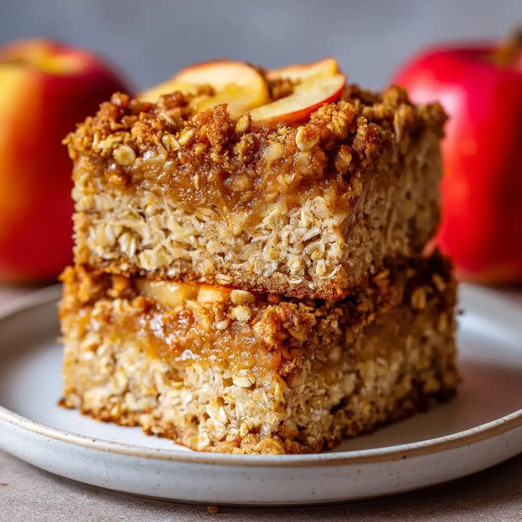 Healthy Breakfast Oatmeal Apple Cake Recipe
