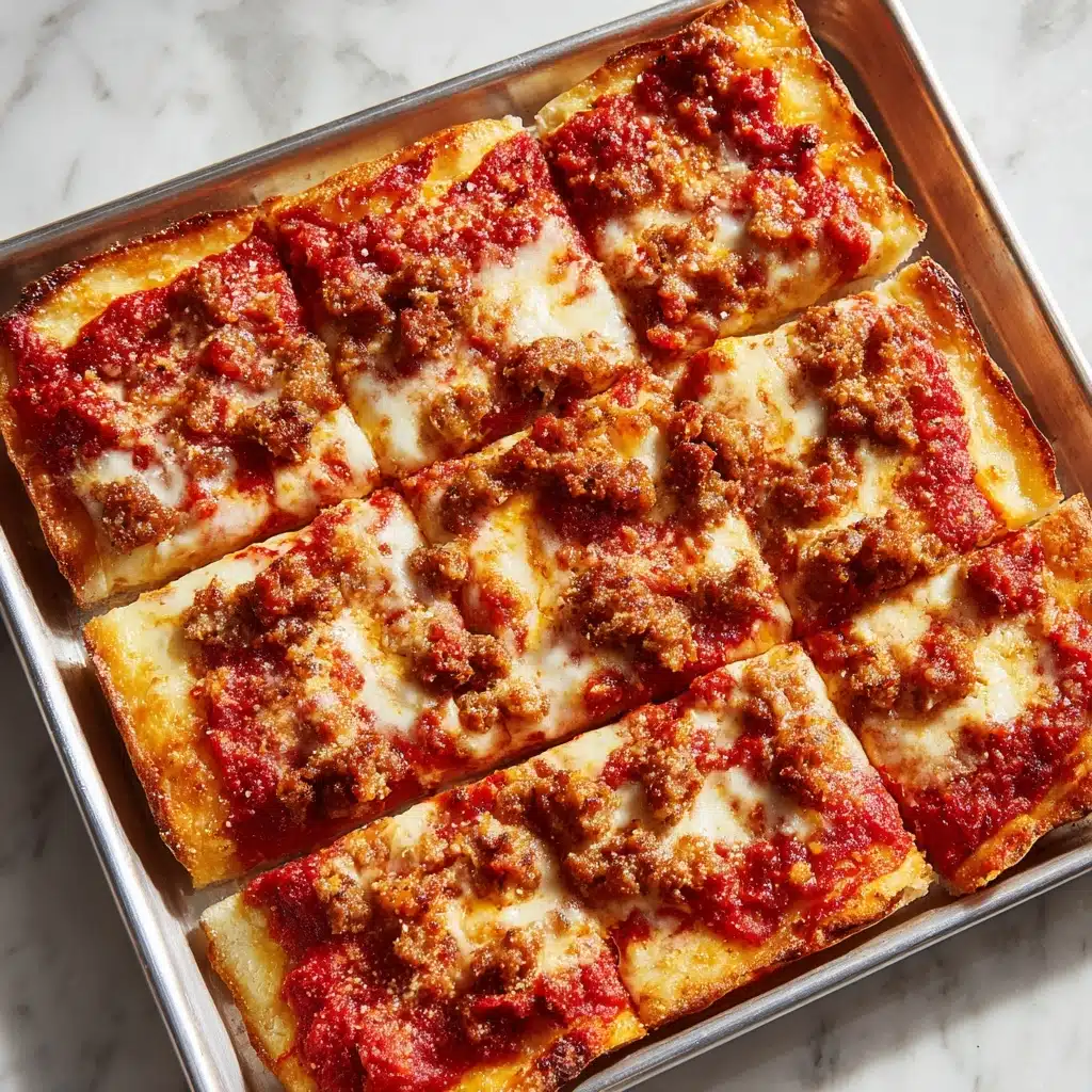 School Cafeteria-Style Pizza Recipe - Recipe Image