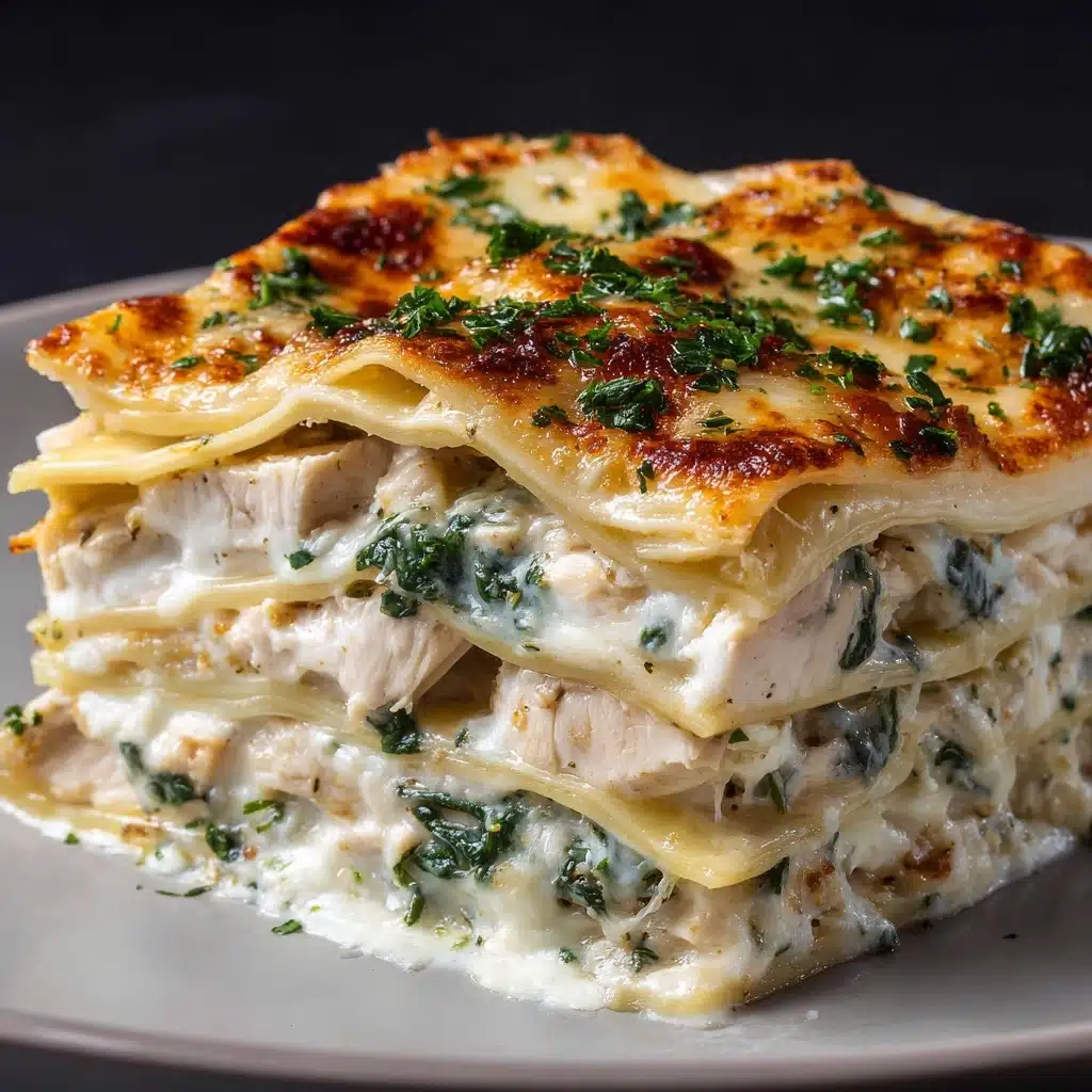 Chicken Alfredo Lasagna Recipe - Recipe Image