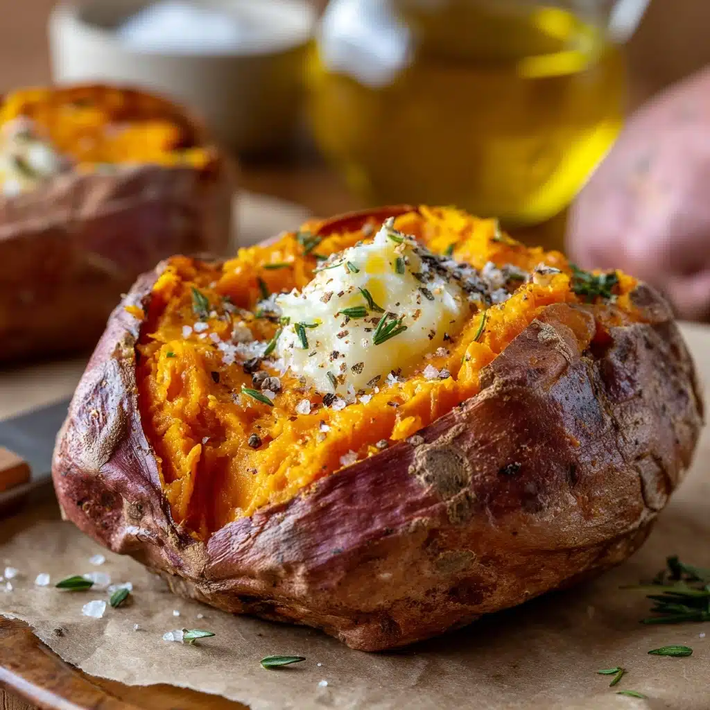 Perfectly Baked Sweet Potato Recipe - Recipe Image