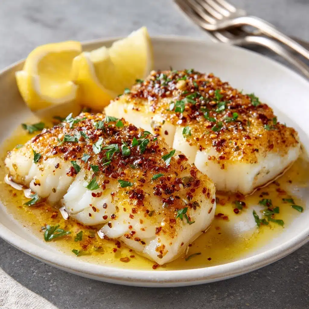 Lemon Butter Baked Cod Recipe - Recipe Image