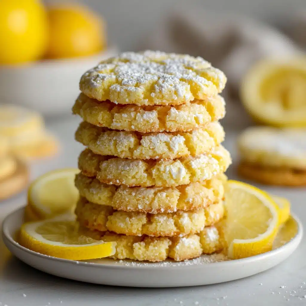 Gluten-Free Almond Flour Lemon Cookies Recipe - Recipe Image