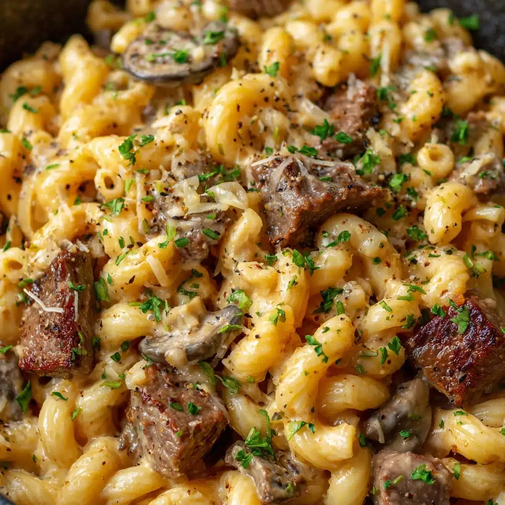 Philly Cheesesteak Pasta Recipe