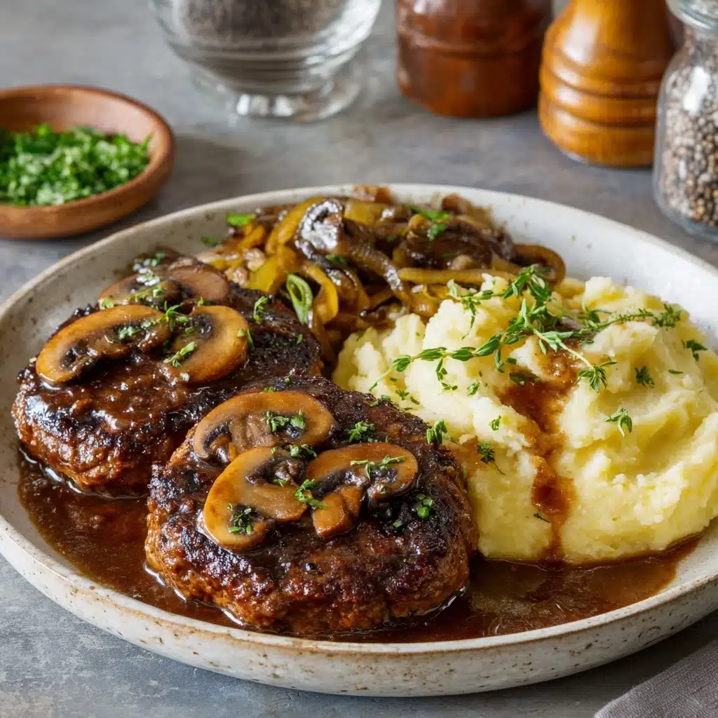 Salisbury Steak with Mushroom Gravy Recipe