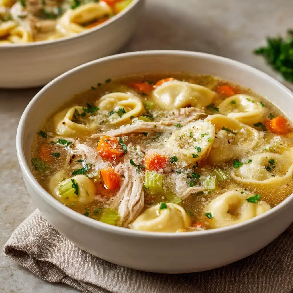 Easy Tortellini Soup with Chicken Broth Recipe