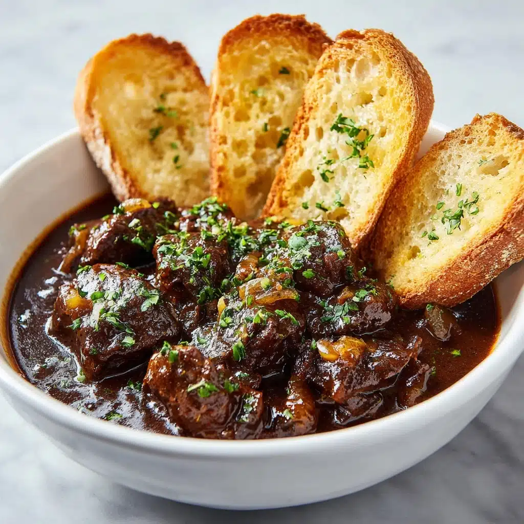 French Onion Beef Short Rib Soup Recipe - Recipe Image