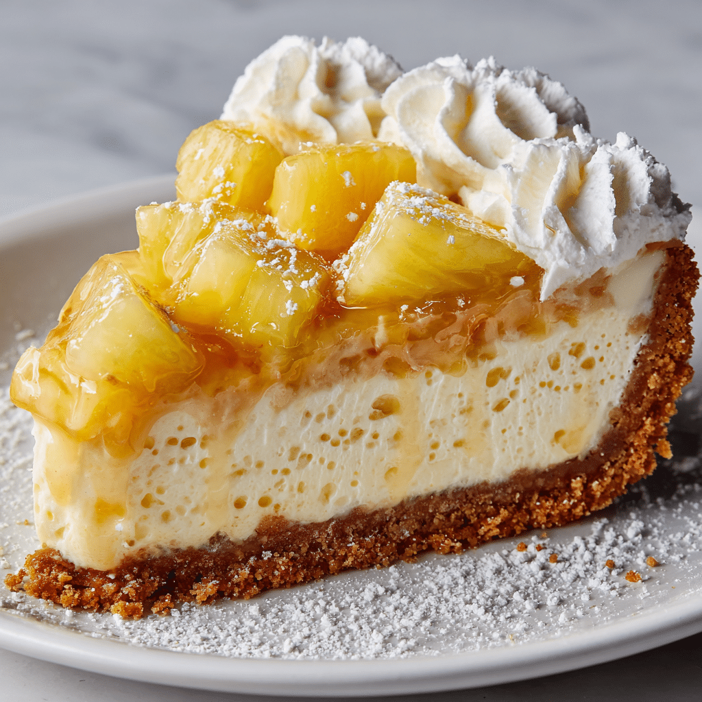 Pineapple Right Side Up Cheesecake Recipe