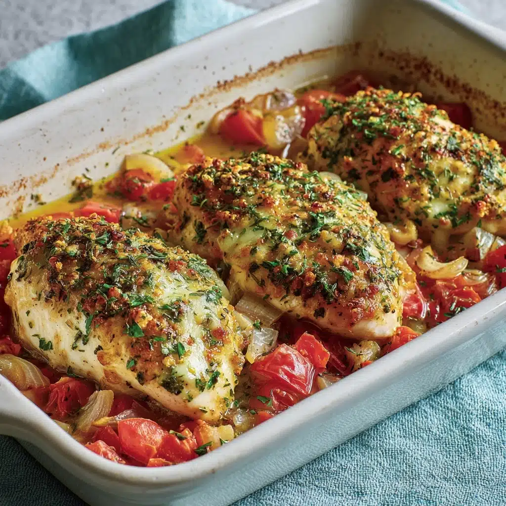 Baked Tuscan Chicken Breasts Recipe - Recipe Image