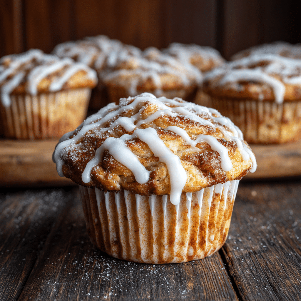 Cinnamon Roll Muffins Recipe - Recipe Image