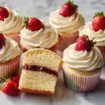 Strawberry Filled Cupcakes Recipe
