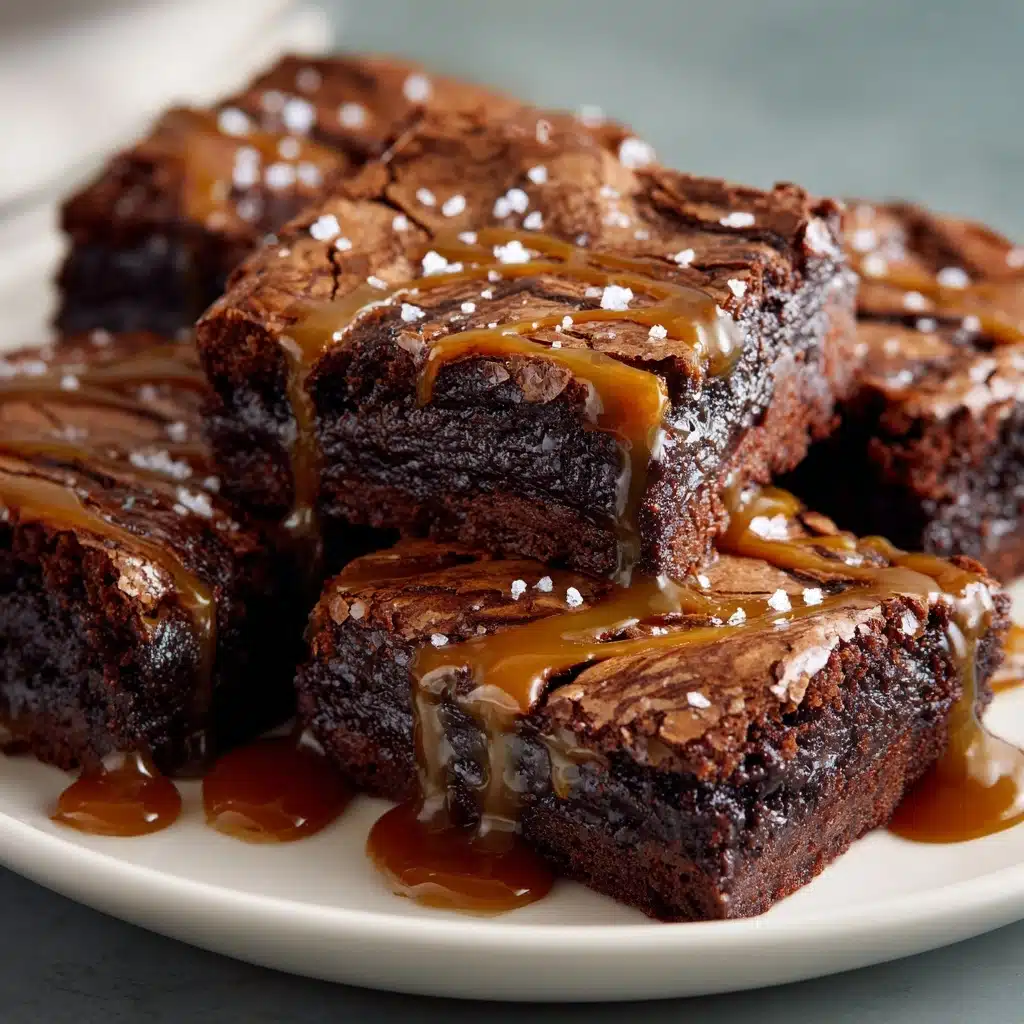 Salted Caramel Brownies Recipe - Recipe Image