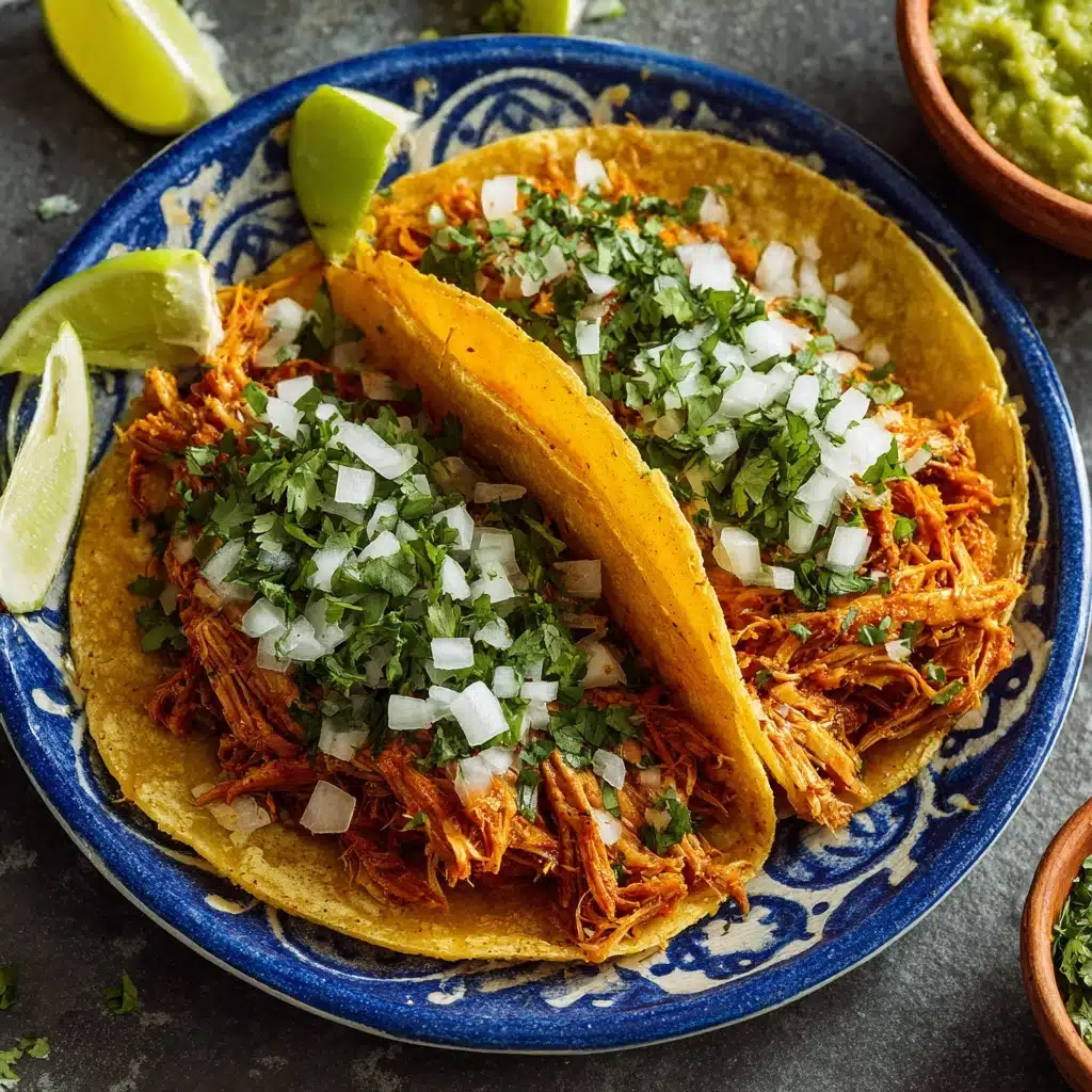 The Best Chicken Tinga Tacos Recipe - Recipe Image