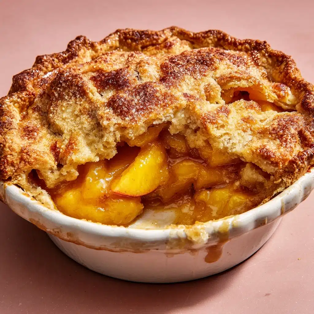 Triple Crust Peach Cobbler Recipe