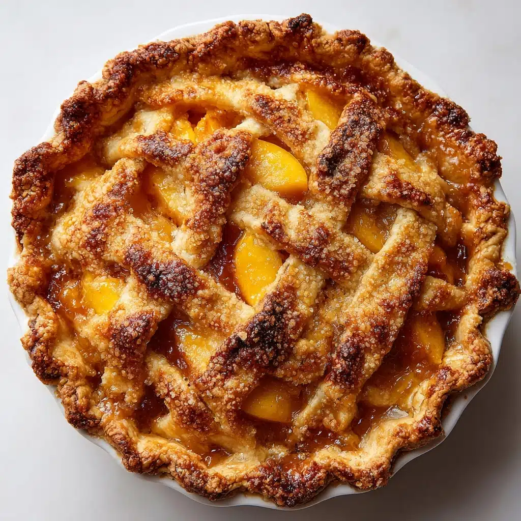 Triple Crust Peach Cobbler Recipe - Recipe Image
