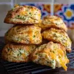 Cheddar Scallion Drop Biscuits Recipe