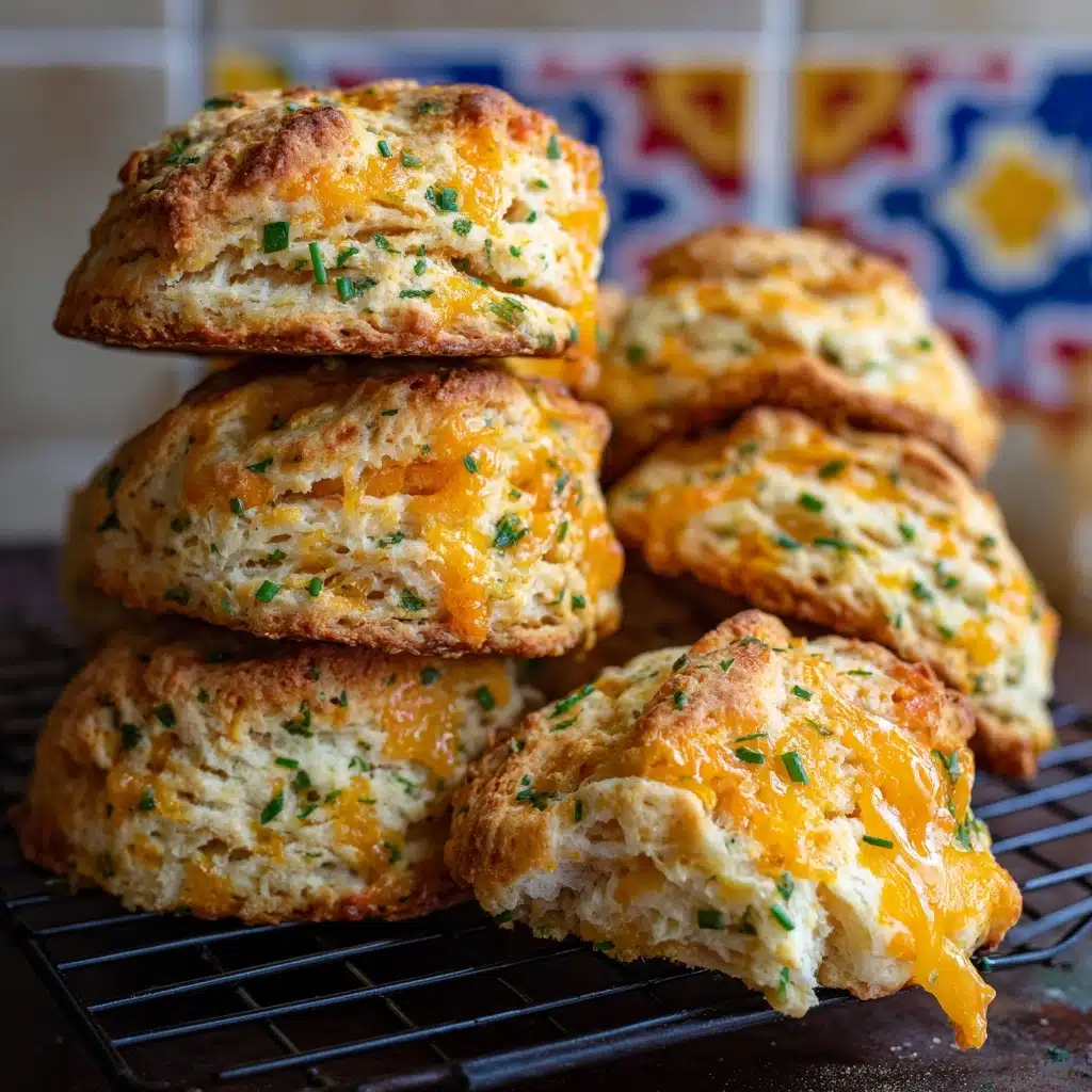 Cheddar Scallion Drop Biscuits Recipe