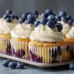 White Chocolate Blueberry Cupcakes Recipe
