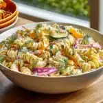 Tangy Dill Pickle Pasta Salad Recipe