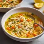 Lemon Chicken Orzo Soup Recipe
