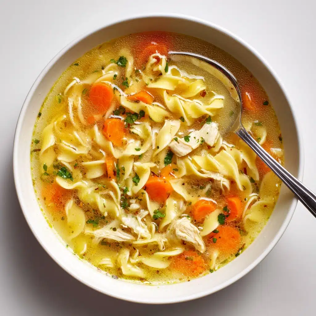 Easy Homestyle Chicken Noodle Soup Recipe