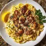 Lemon Garlic Butter Chicken with Parmesan Linguine Recipe