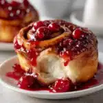 Crock Pot Cinnamon Rolls with Cherry Pie Filling Recipe