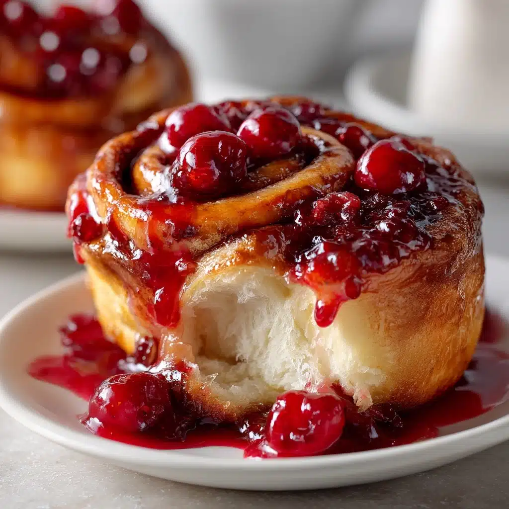 Crock Pot Cinnamon Rolls with Cherry Pie Filling Recipe