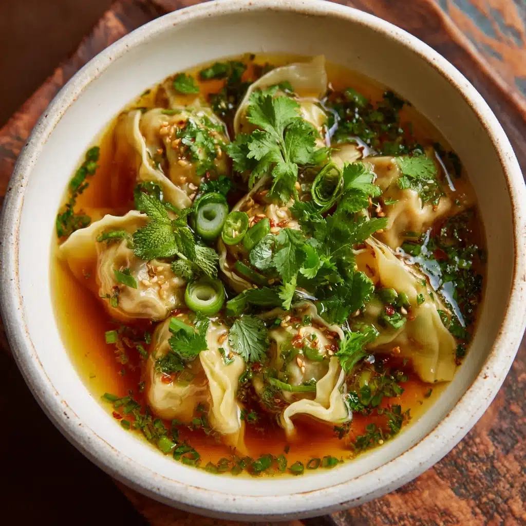 Homemade Wonton Soup Recipe