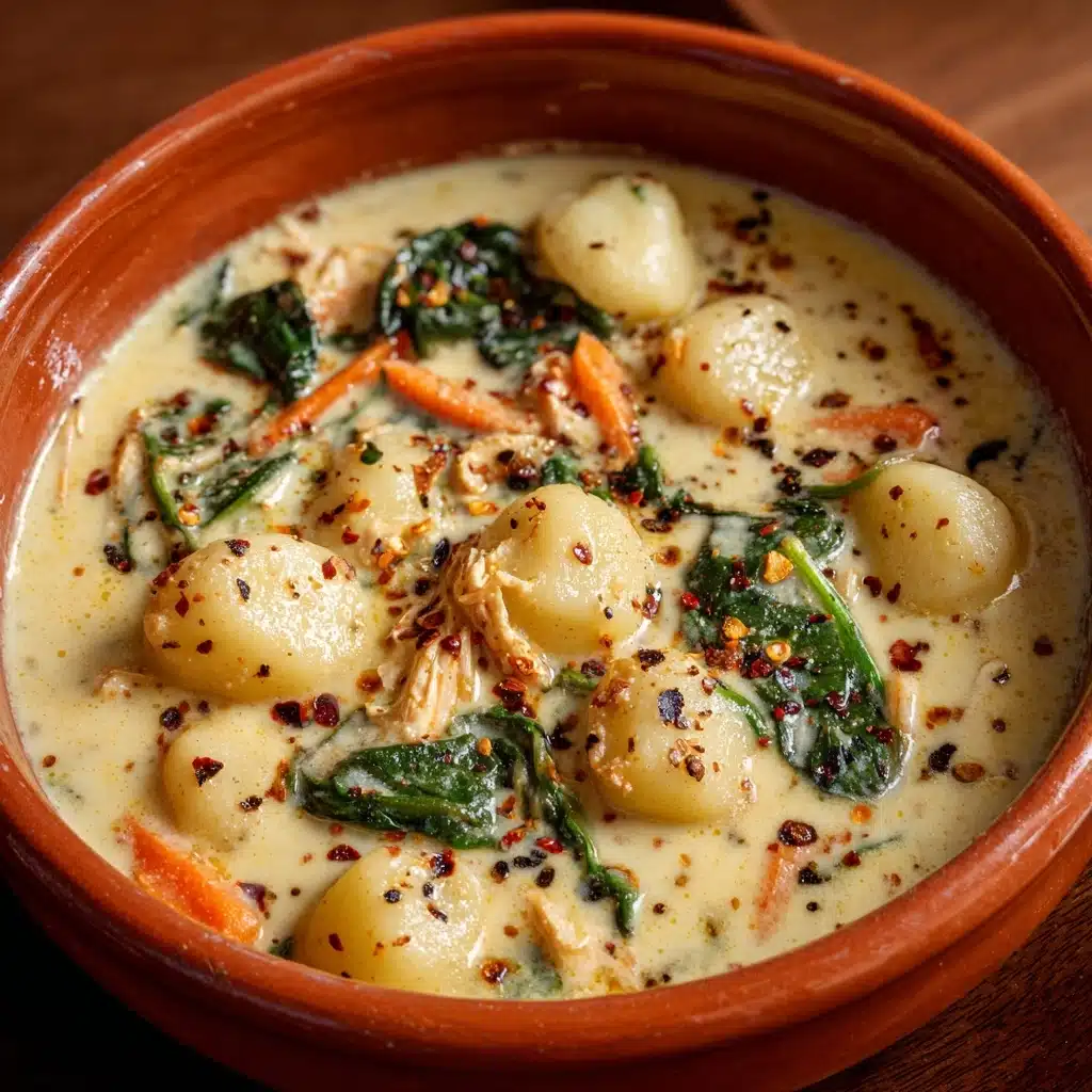 Creamy Chicken Gnocchi Soup Recipe - Recipe Image