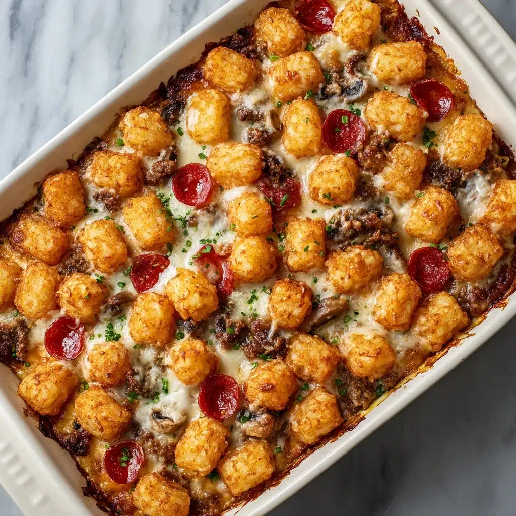 Pizza Tot Casserole Recipe - Recipe Image