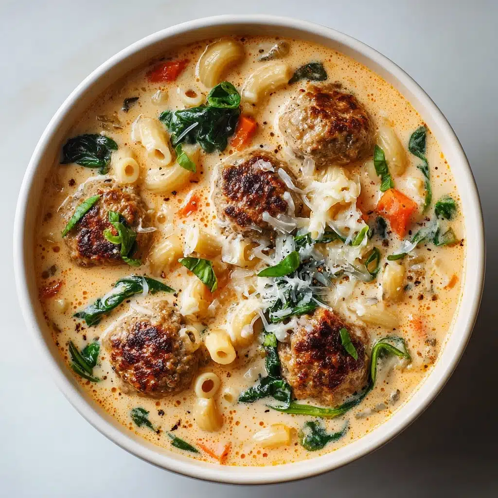Creamy Italian Meatball Soup Recipe