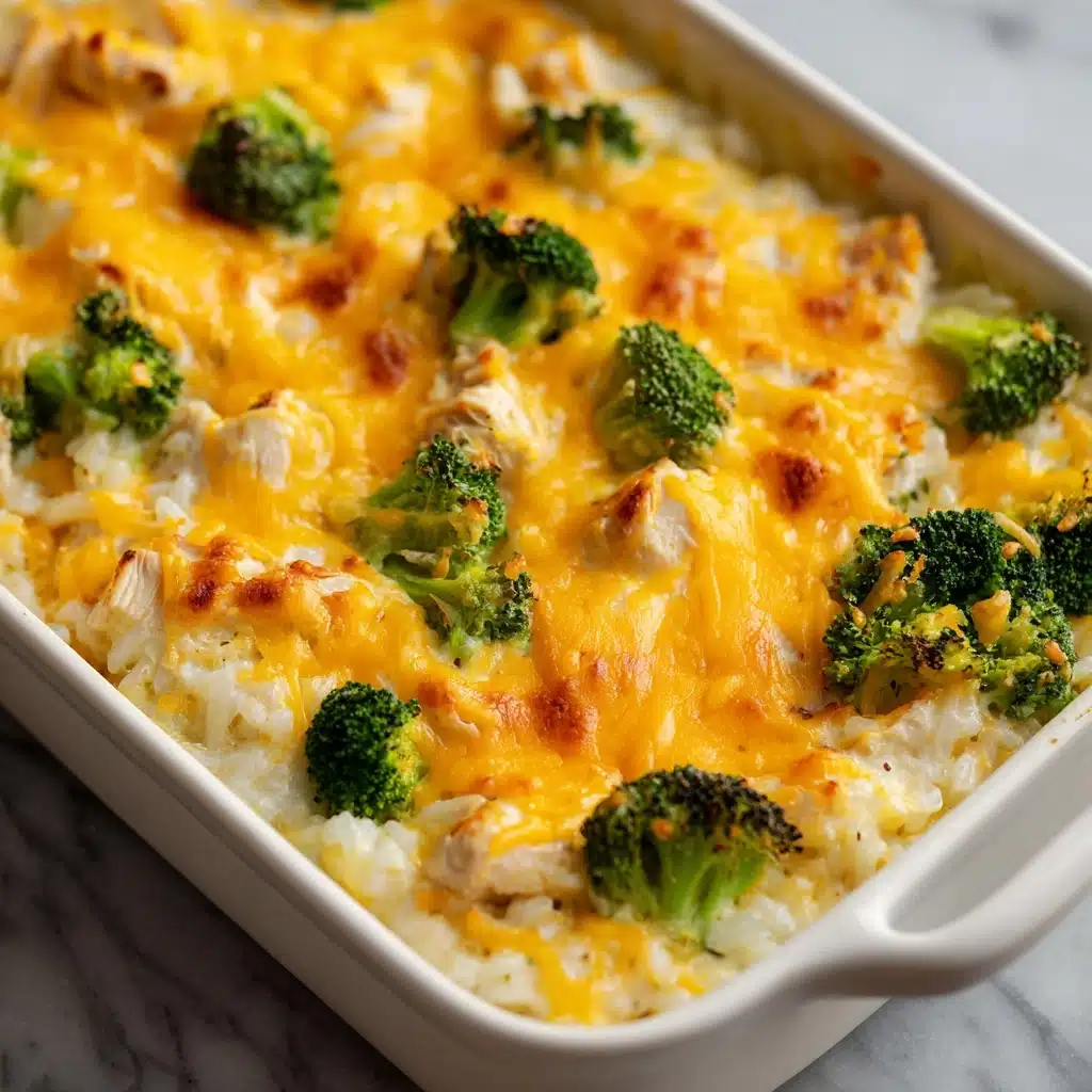Easy Cheesy Chicken Broccoli Rice Casserole Recipe - Recipe Image