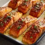 Air Fryer Honey Mustard Glazed Salmon Recipe