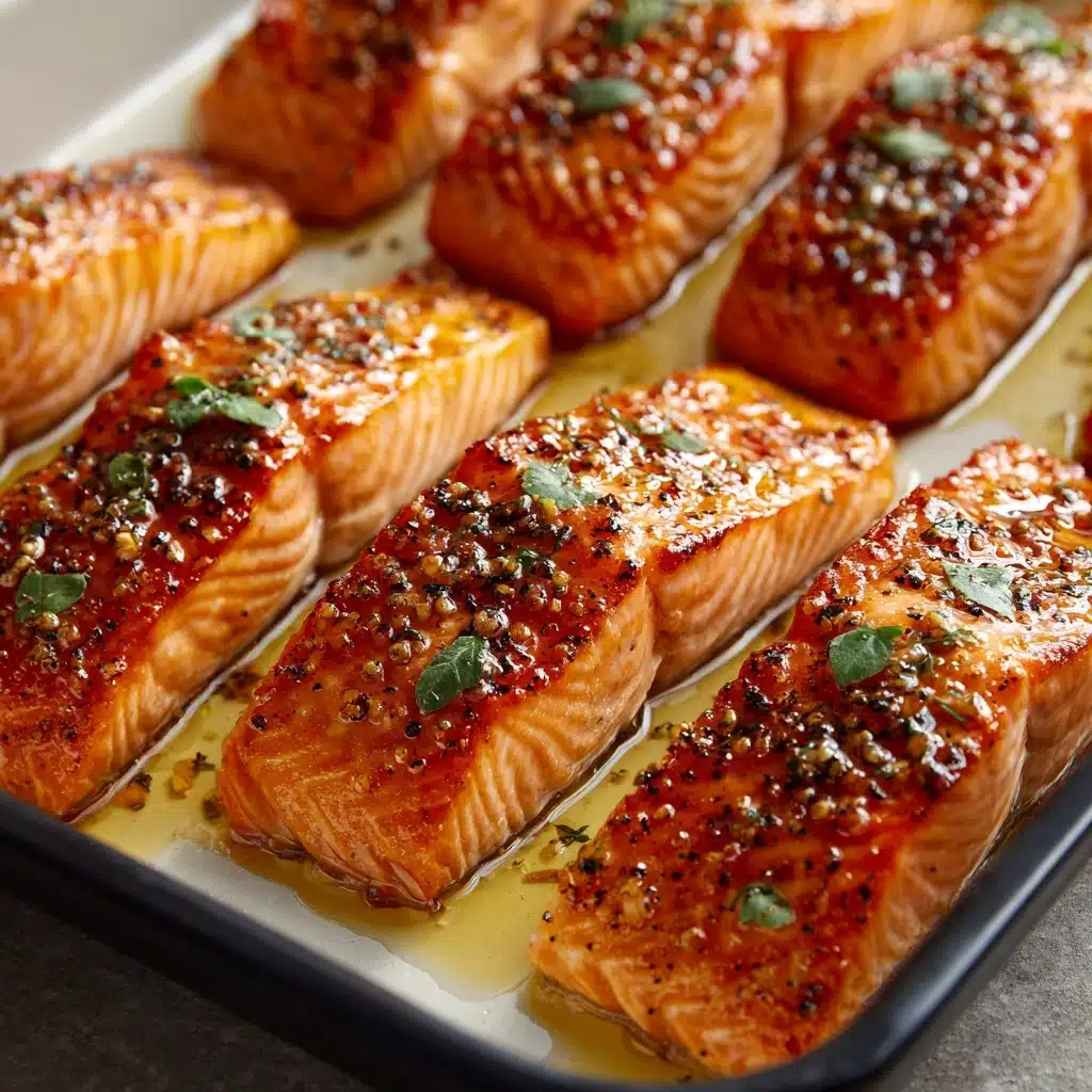 Air Fryer Honey Mustard Glazed Salmon Recipe