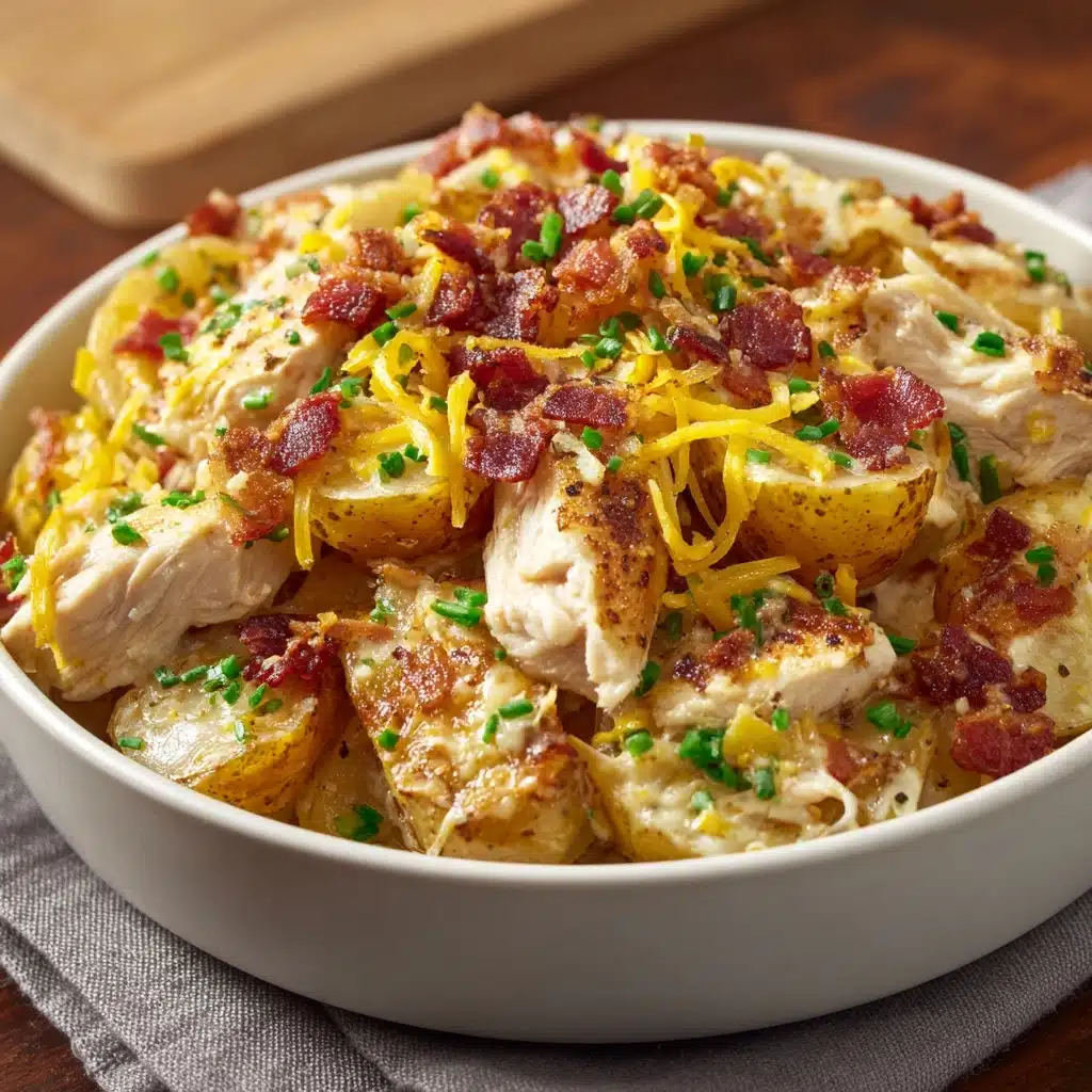 Loaded Potato Ranch Chicken Casserole Recipe - Recipe Image