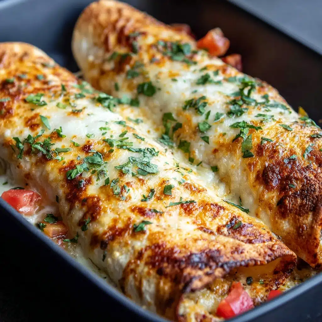 Baked Chicken Chimichangas Recipe - Recipe Image