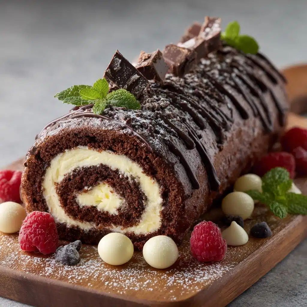 Choco Swiss Roll Delight Recipe - Recipe Image
