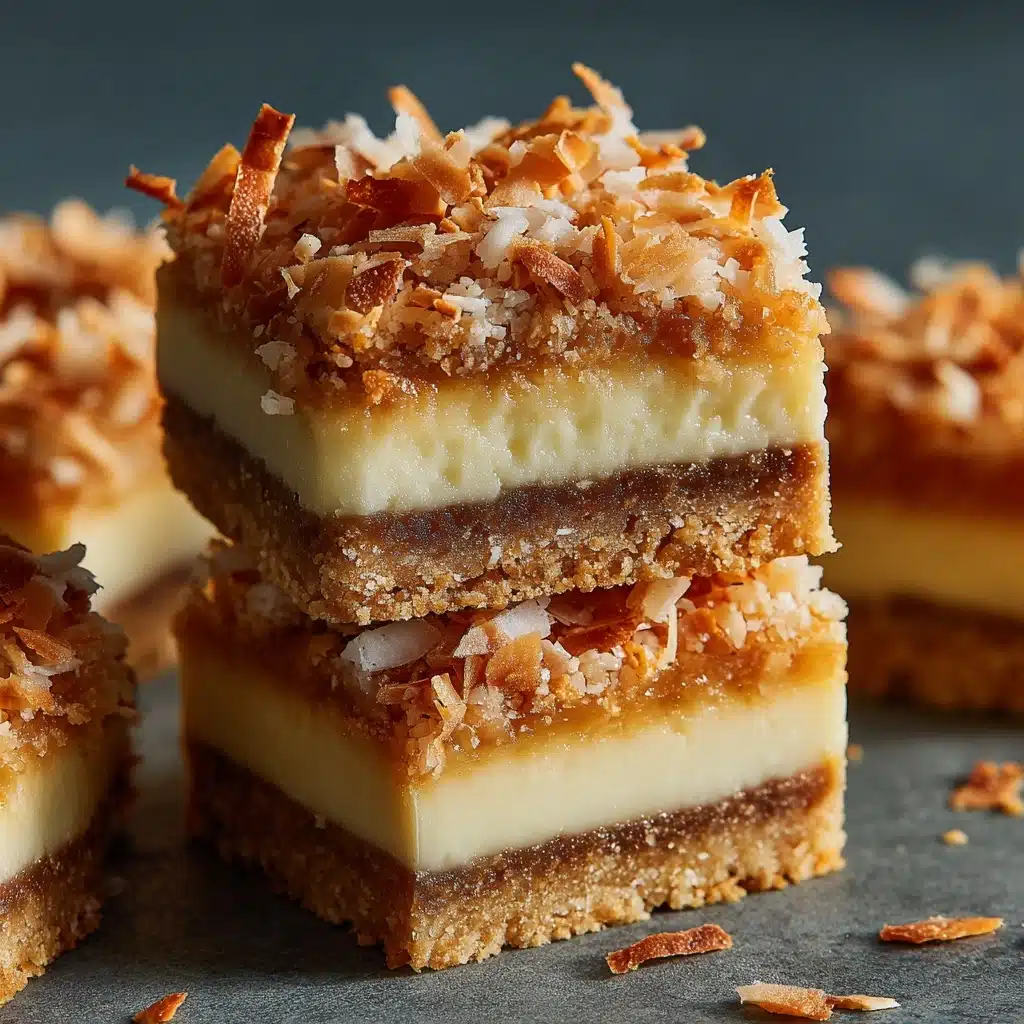 Buttery Coconut Bars Recipe - Recipe Image