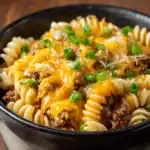 One-Pot Beef and Cheddar Ranch Pasta Recipe