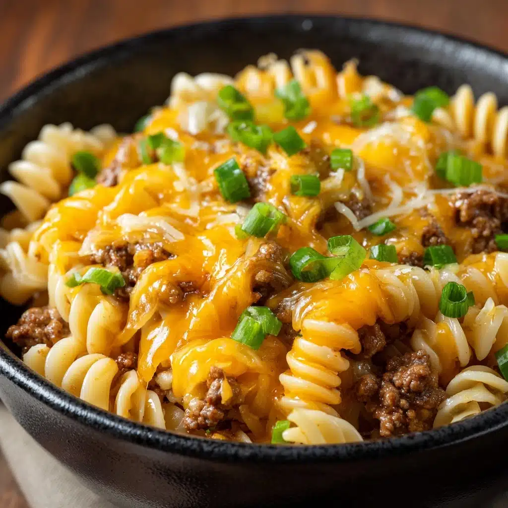 One-Pot Beef and Cheddar Ranch Pasta Recipe