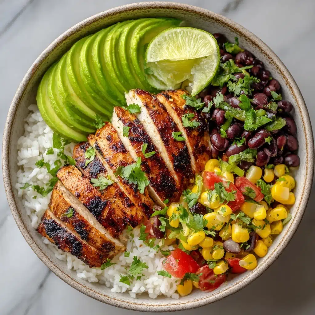 Honey Chipotle Chicken Rice Bowls Recipe - Recipe Image