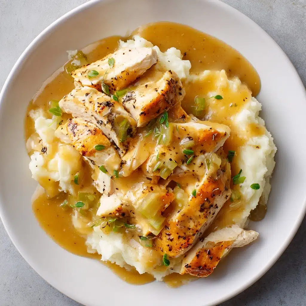 Slow Cooker Chicken and Gravy Recipe - Recipe Image