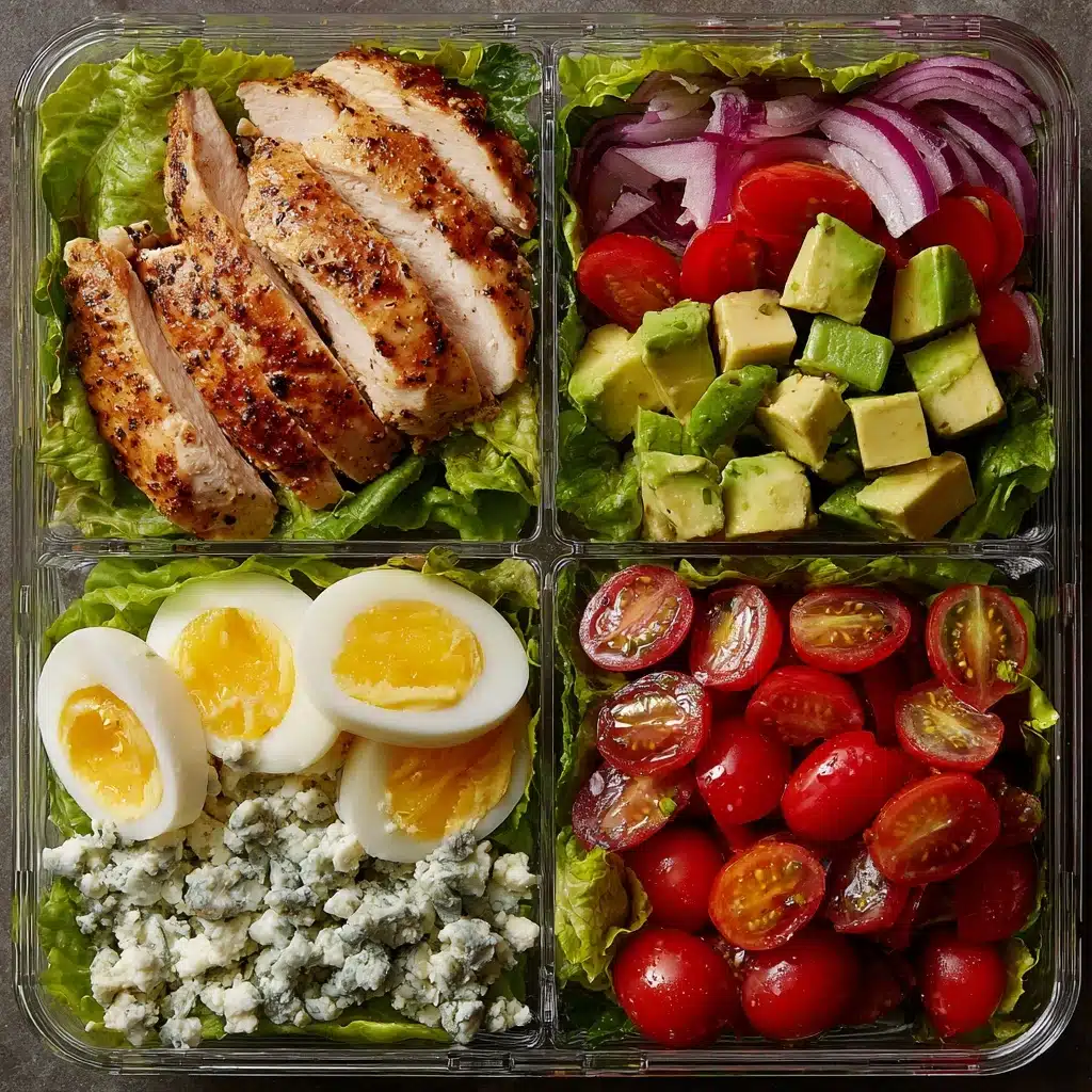 Easy Cobb Salad Meal Prep Recipe - Recipe Image