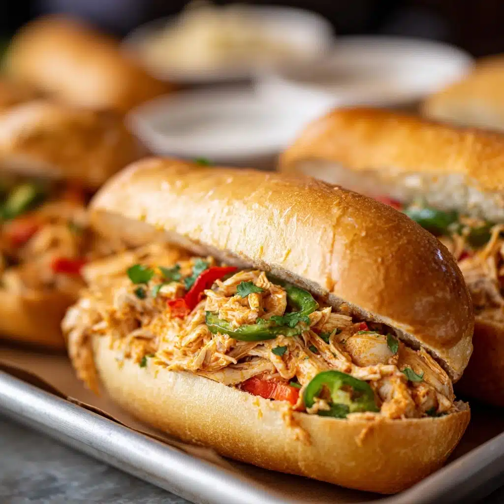 Slow Cooker Chicken Philly Sandwiches Recipe - Recipe Image